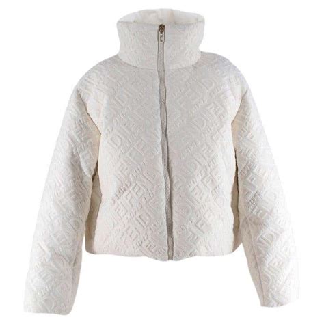 white fendi jacket|Fendi jacket price.